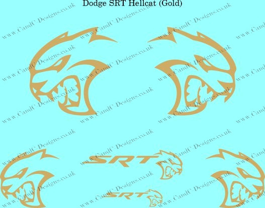Dodge-SRT-Hellcat-Gold