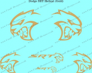 Dodge-SRT-Hellcat-Gold