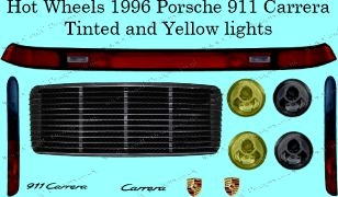 HW-Porsche-911-Carrera-1996-with-Tinted-and-Yellow-Lights