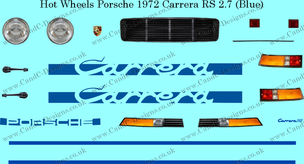 HW-Porsche-911-Carrera-RS-2.7 1972 Blue