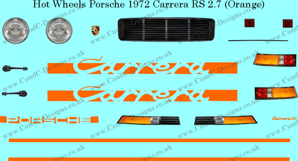 HW-Porsche-911-Carrera-RS-2.7 192 Orange