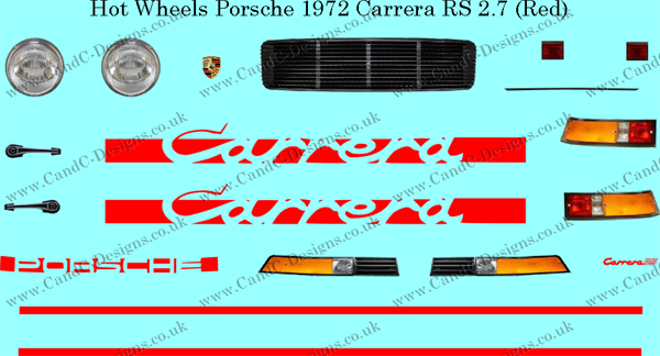 HW-Porsche-911-Carrera-RS-2.7 1972 Red