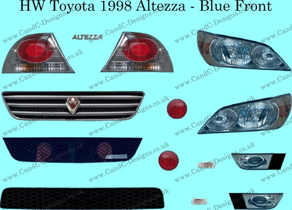 HW-Toyota-1998-Altezza-Blue-Front-Lights