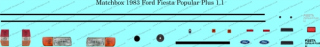 MB Ford Fiesta 1983 Popular Plus 1.1