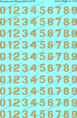 Numbers0-9Stencil08-04CW